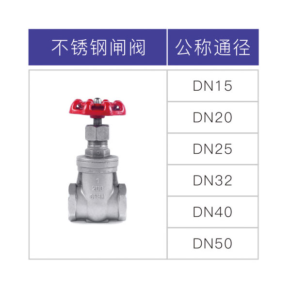 不锈钢闸阀