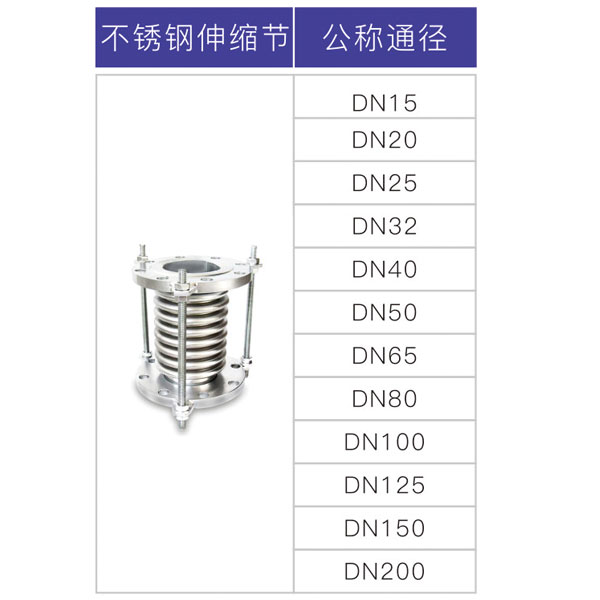 不锈钢伸缩节2